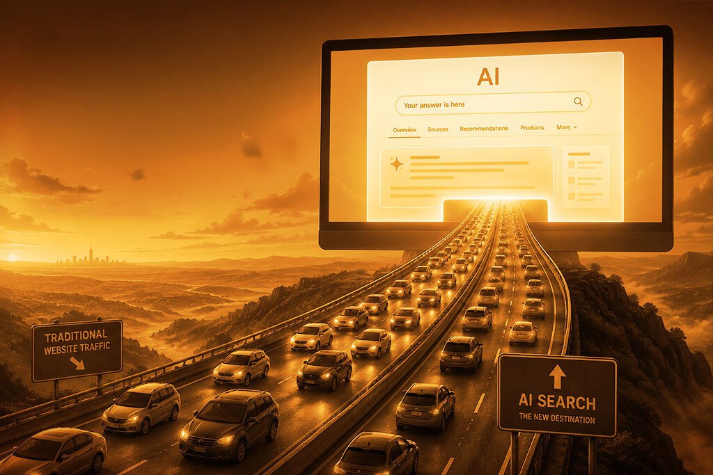 Surviving AI Search: How to Grow Your Brand When Website Traffic Drops